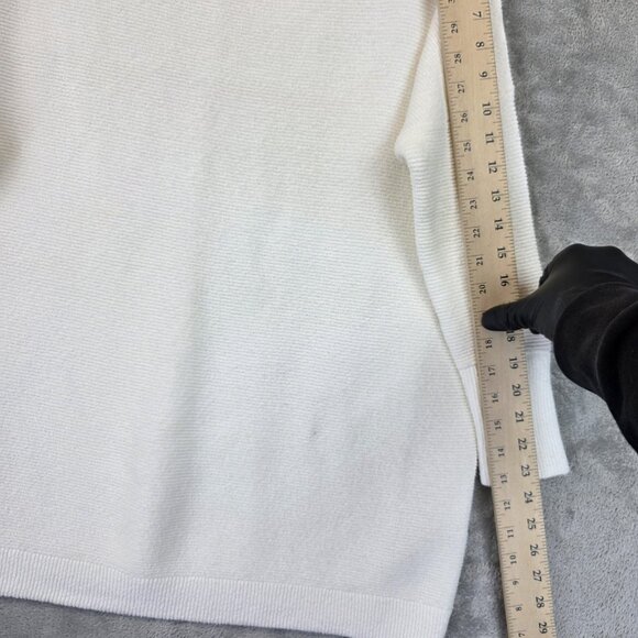 Free People Sweater Womens XS White Ottoman Slouchy Tunic Cowl Neck OB432957 - Picture 5 of 14